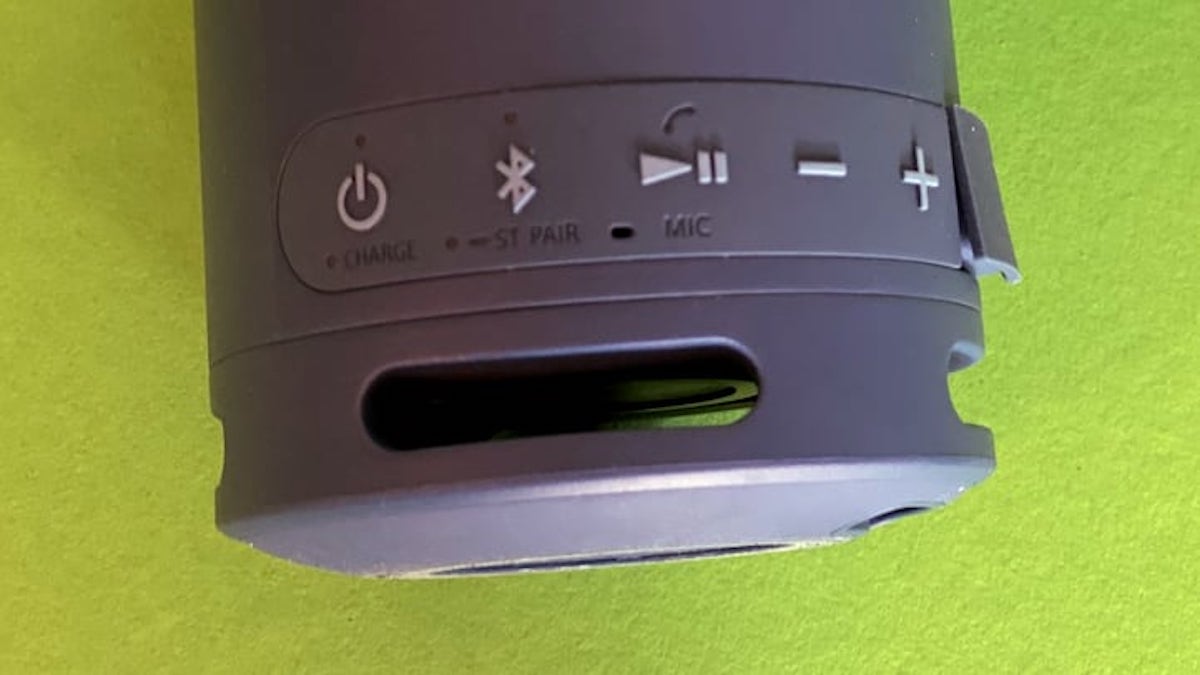 Review: Keypad of the mini Bluetooth box Sony SRS-XB13