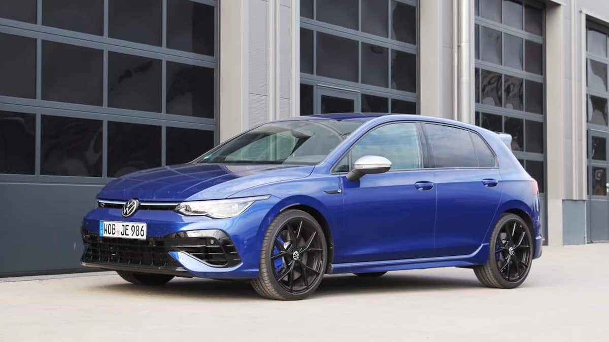 VW Golf R "20 Years" from diagonal front view