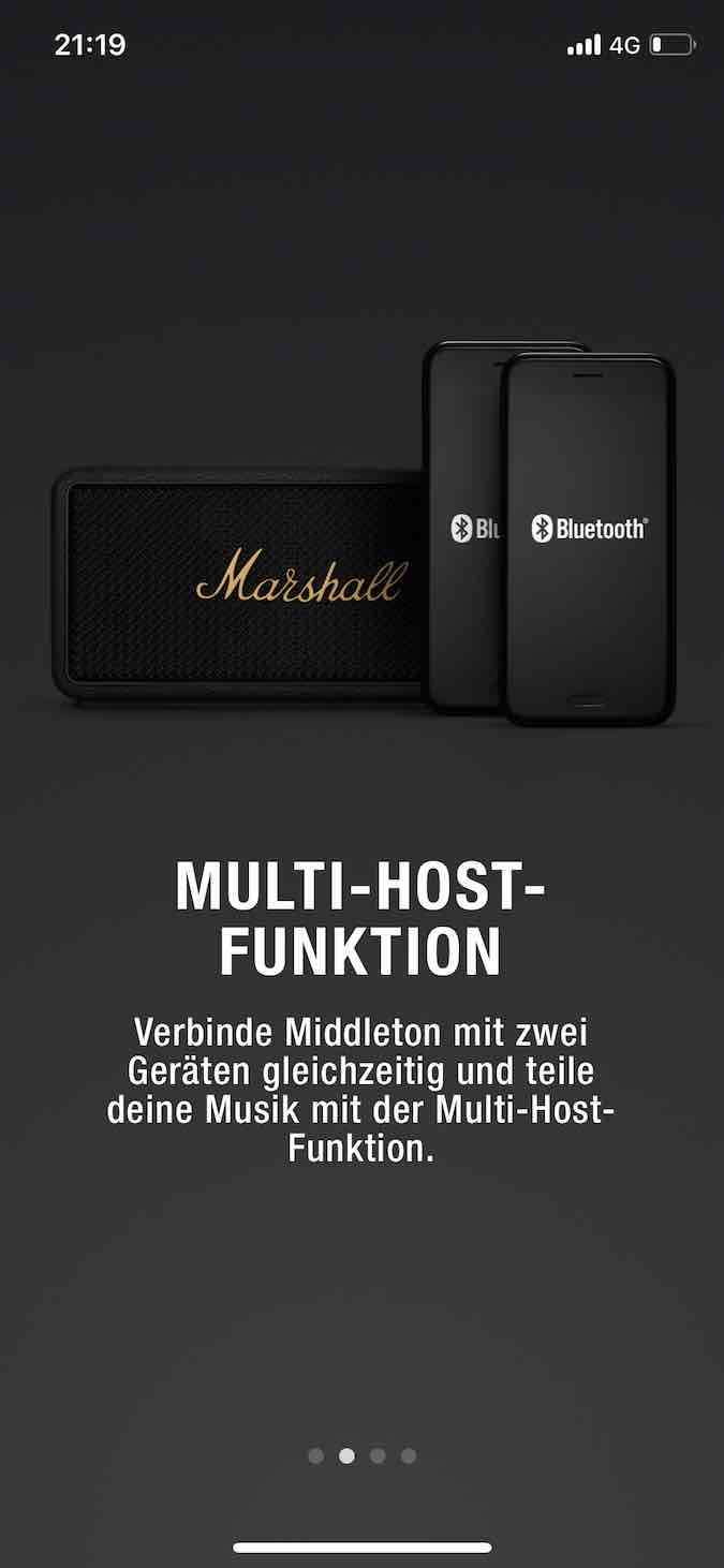 Marshall Bluetooth App for iOS and Android review. (Photo: Stefan Schickedanz)