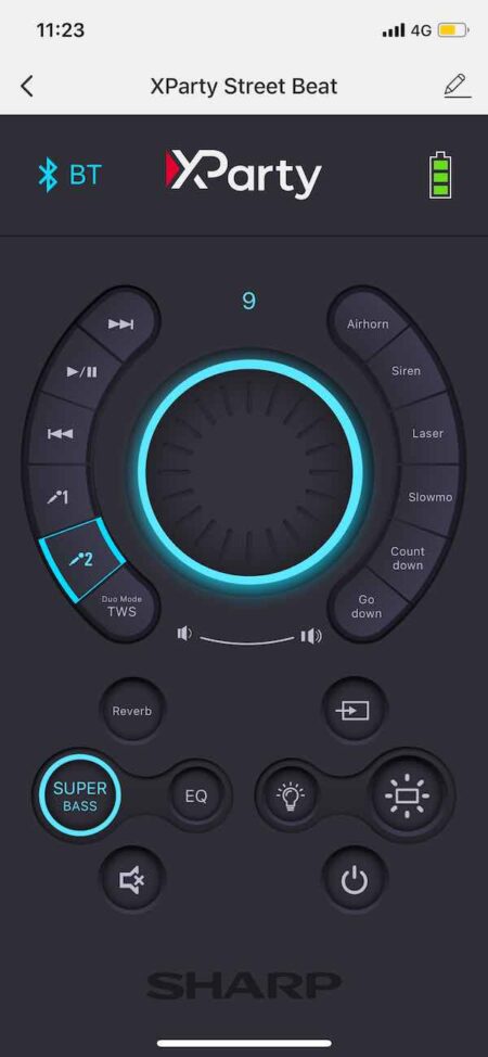 Sharp Performance App Sharp XParty Street Beat (PS-949) review - STEREO GUIDE