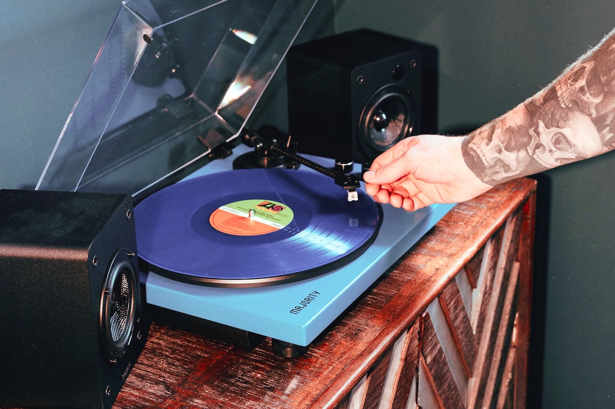 Majority Stylo, Blue Steel with Majority D50X speakers