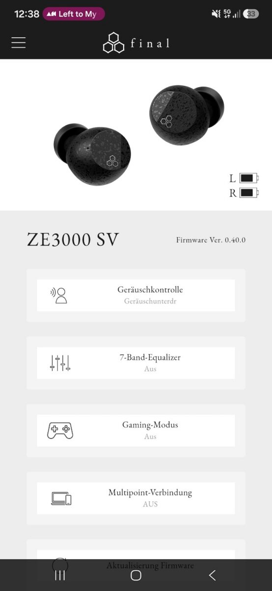 Final ZE 3000 SV – App Screenshot 5