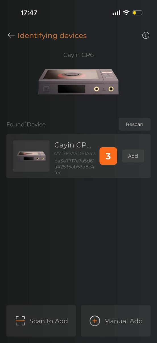 Cayin CP6 with App