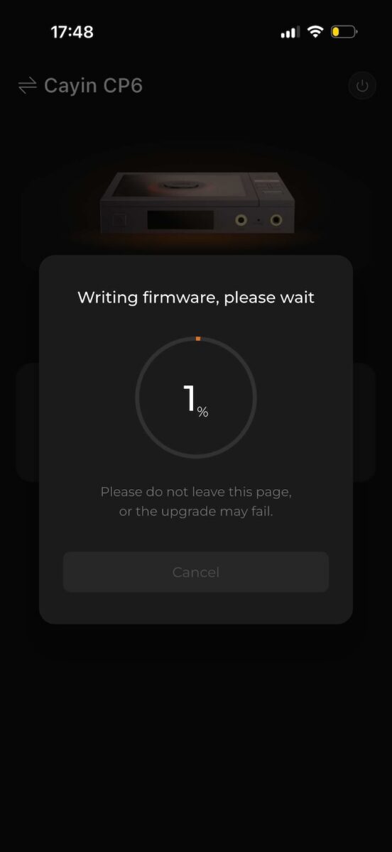 Cayin CP6 with App