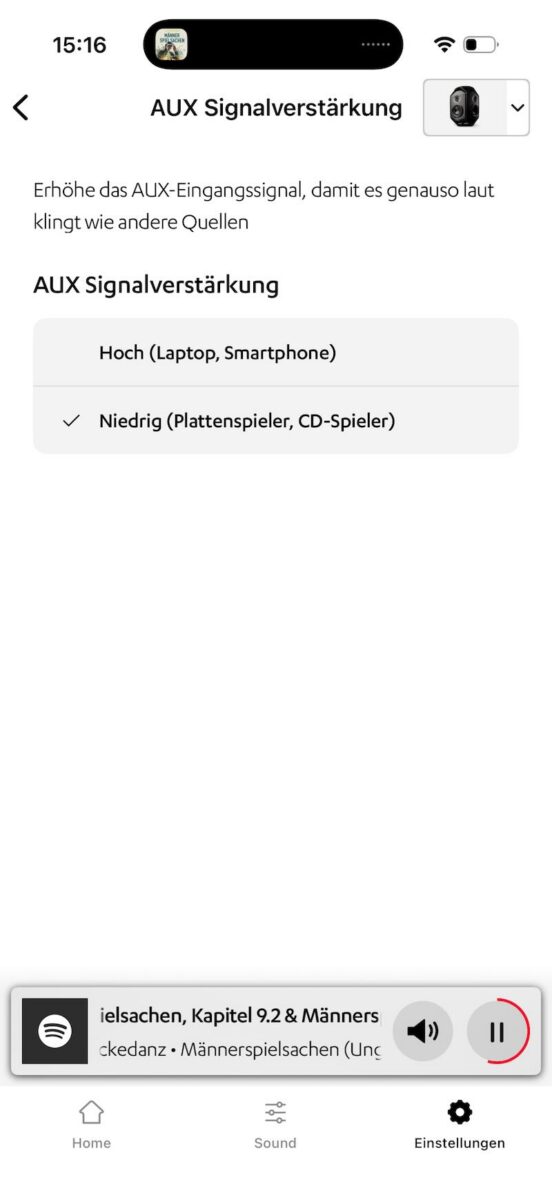 Teufel IKONIO with the Home App