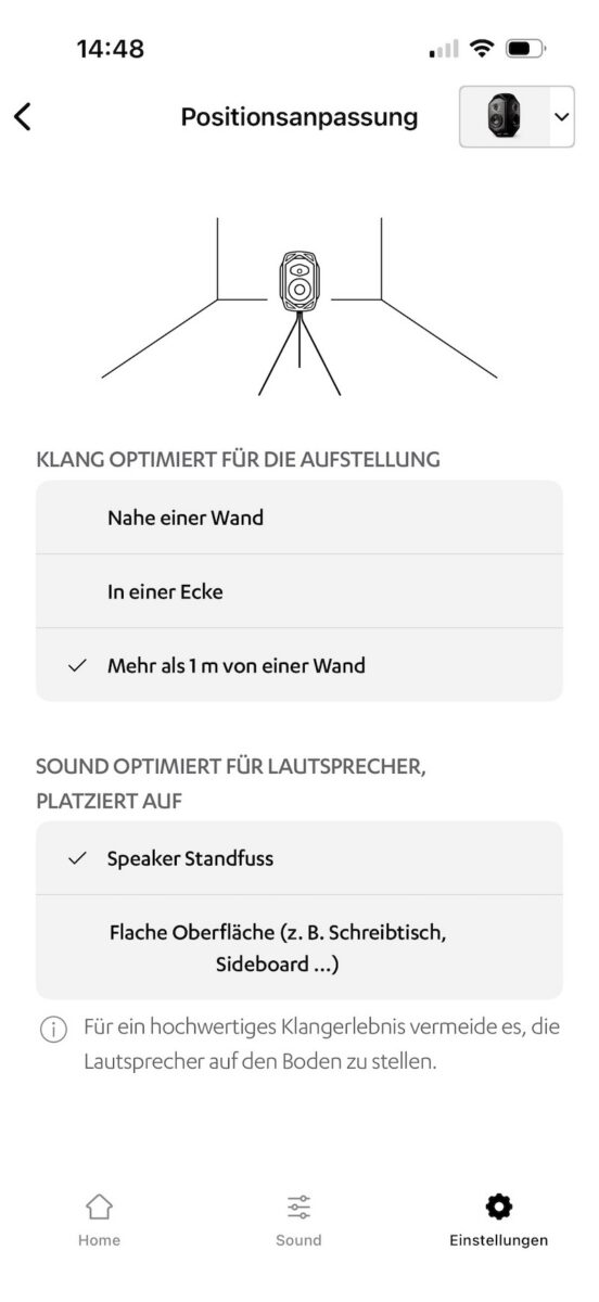 Teufel IKONIO with the Home App