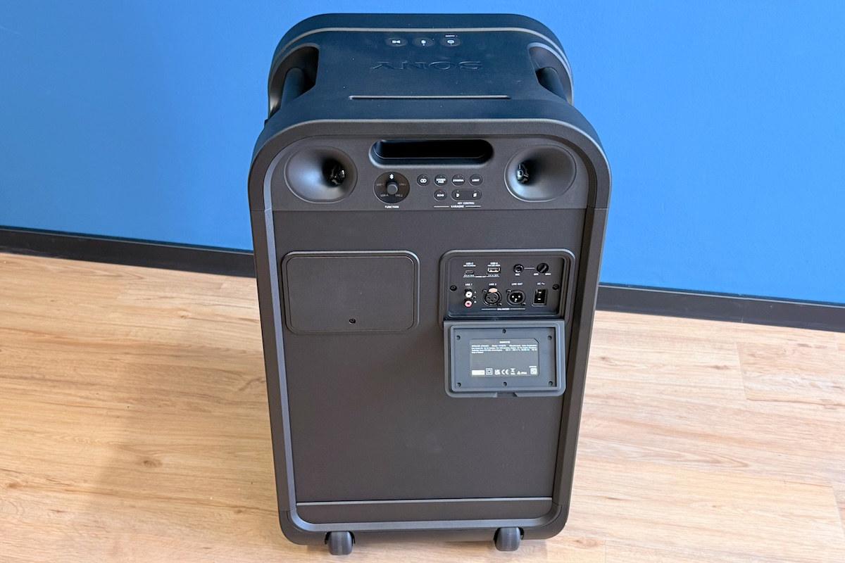 Rear view of the Sony ULT Tower 7